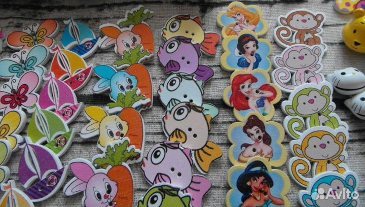 Пуговицы декоративные