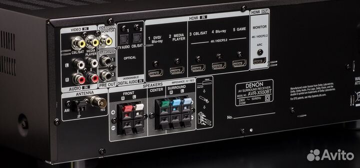 Реcивеp denon AVR-X55-BT