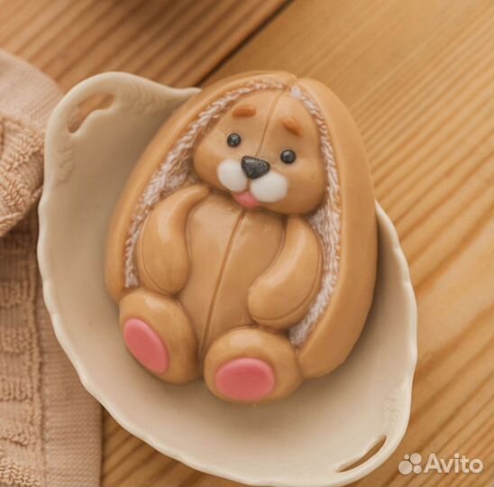 Пасхальный кролик, заяц, мыло ручной работы