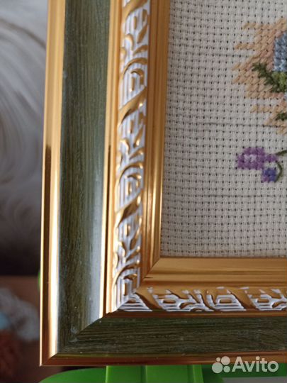 Вышивка крестом, остатки от набора