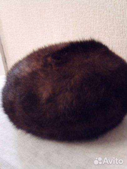 Шапка Берет женский норковый