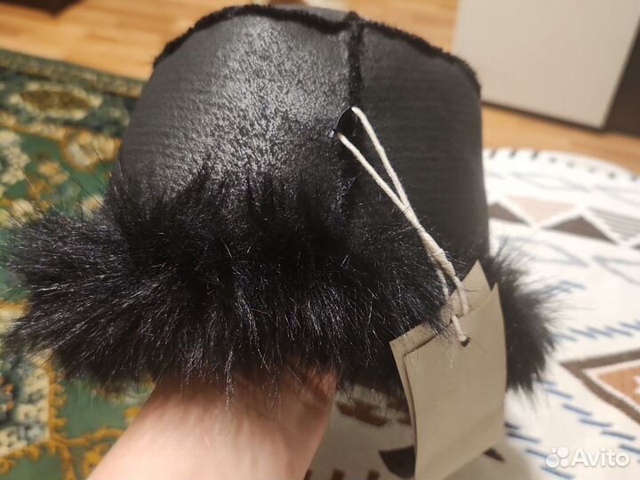 Шапка зимняя меховая женская экомех