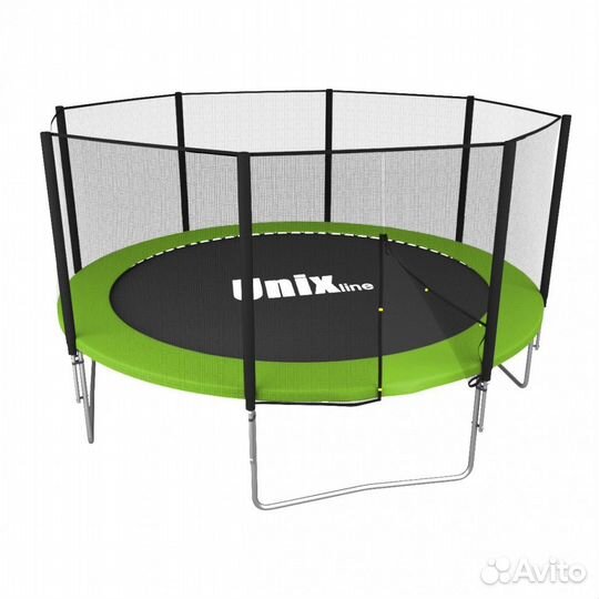 Батут unix line Simple 10 ft Green outside