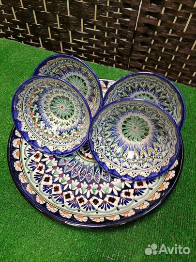 Коса / Ляган Набор посуды Риштан