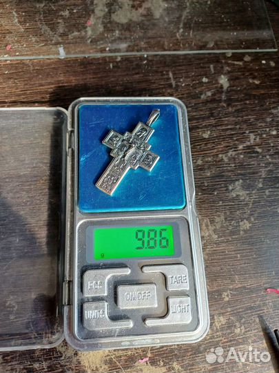 Крест Серебро 925