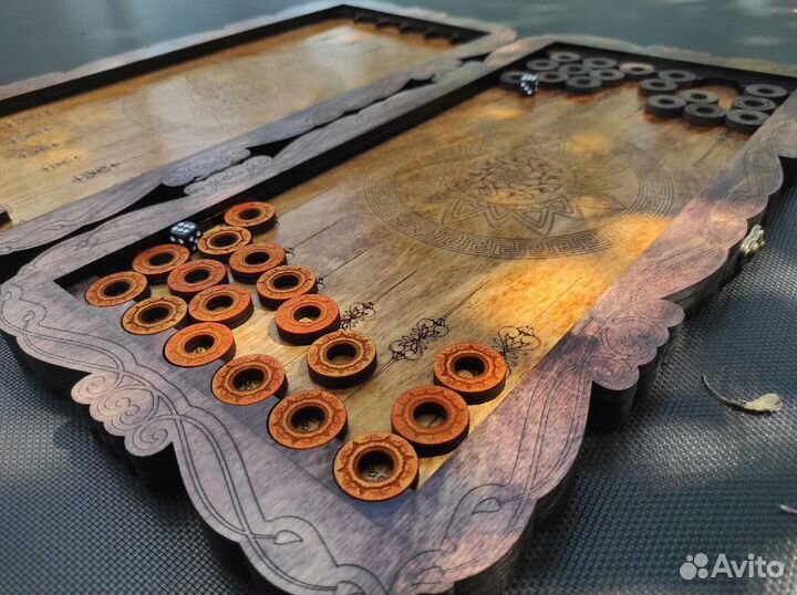 Нарды ручной работы резные