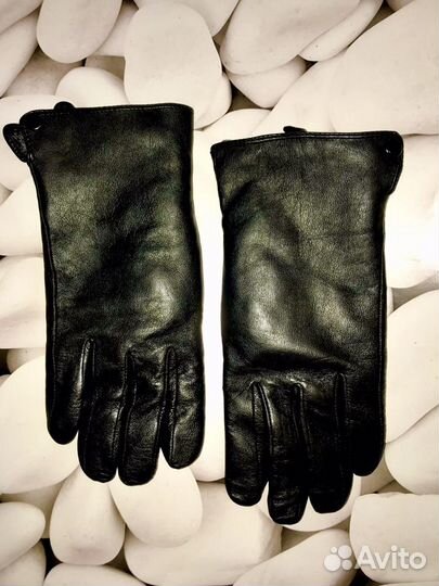 Перчатки эко кожа новые зима осень весна