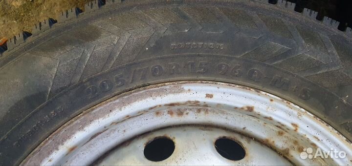 Зимние колеса в сборе шевроле нива 6шт