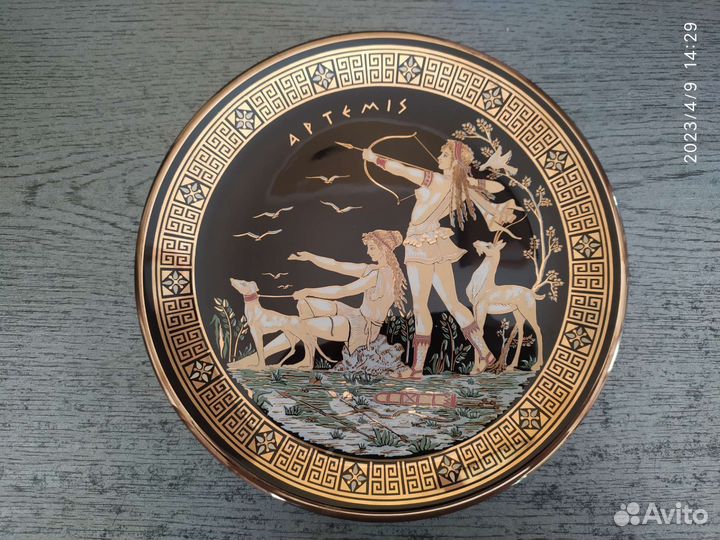 Тарелка декоративная на стену Греция 24см