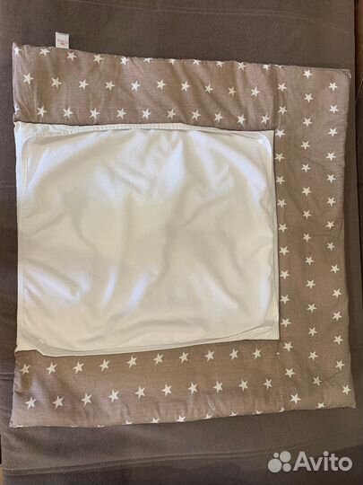 Пеленальный матрас Polini Kids двусторонний 77х72