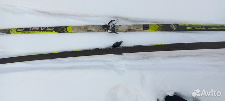 Лыжи беговые пластиковые