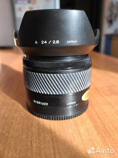 Объектив Minolta 24 f2,8