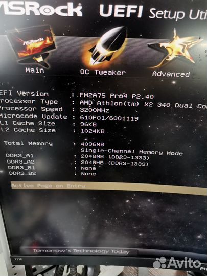 Материнская плата FM2