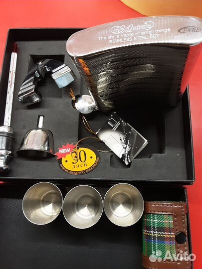 Фляжка для алкоголя, подарочный набор