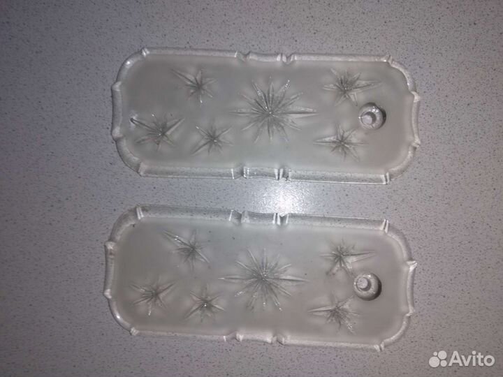 Хрустальные подвесы на люстру Чехословакия