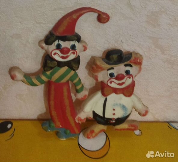Клоуны игрушка СССР