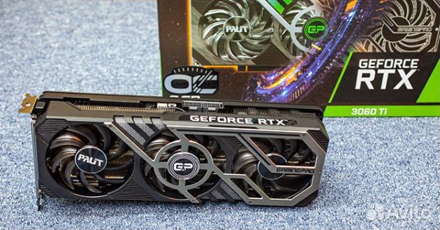 Видеокарта palit 3060ti gaming pro oc