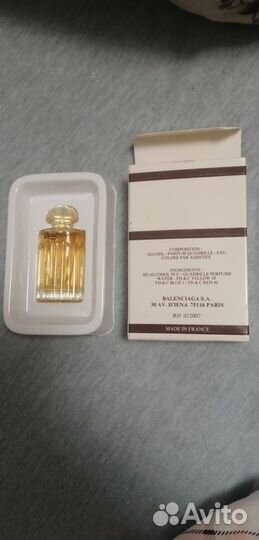 Balenciaga quadrille туалетная вода Франция винтаж