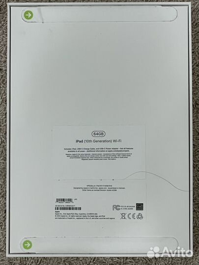 Новый Apple iPad 10 64GB pink