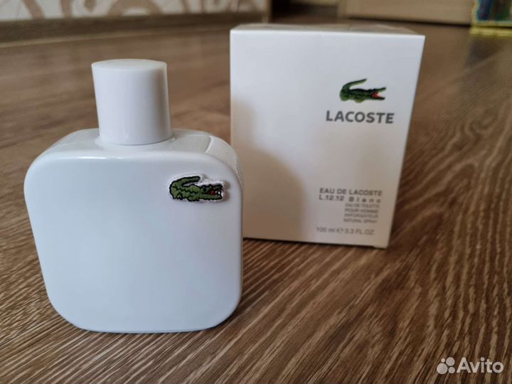 Парфюм Lacoste L.12.12 blanc 100ml новые