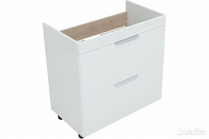 Мебель для ванной Aquanet Ирис new 80 2 ящика напольная