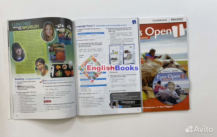 Eyes open 1, комплект (SB,WB,CD) новые