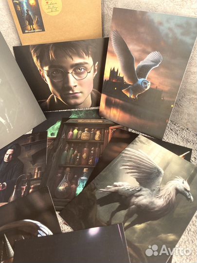 Набор мини постеров Гарри Поттер (handmade)