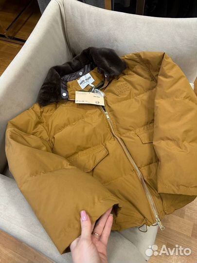 Пуховик miu miu