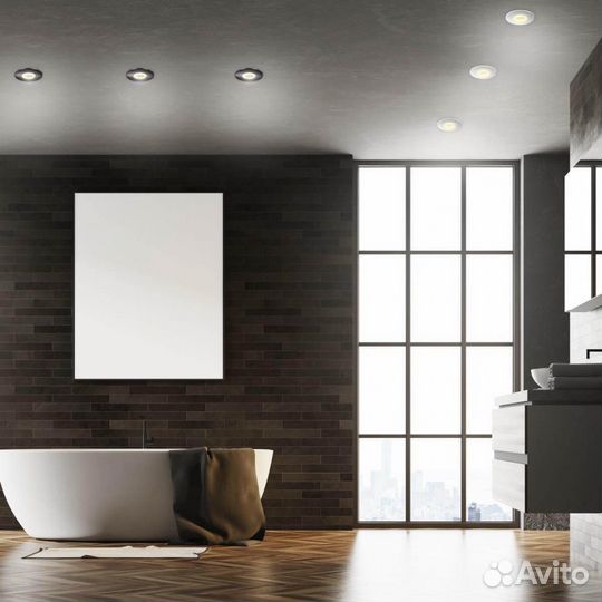 Светильник встраиваемый для ванной светодиодный