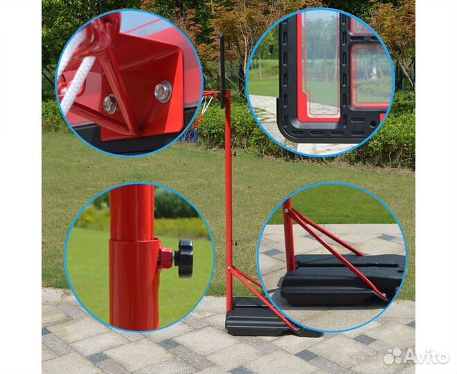 Мобильная баскетбольная стойка DFC kidsb2