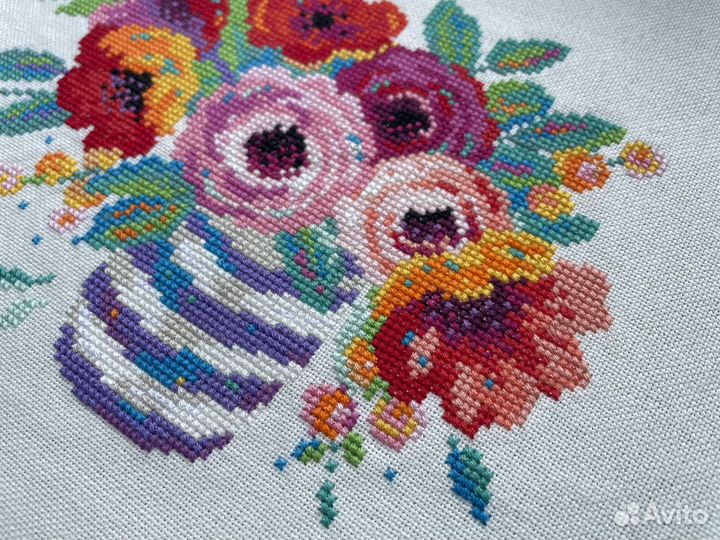 Взрыв цвета (вышивка крестиком)