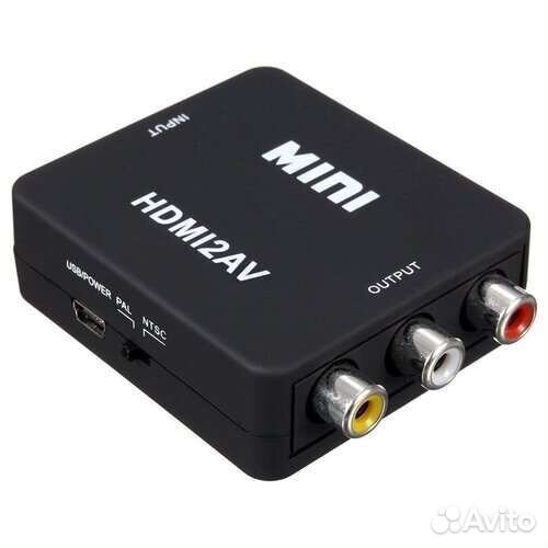 Конвертер hdmi 2AV mini