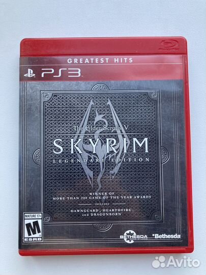 Skyrim Legendary edition PS3 игра