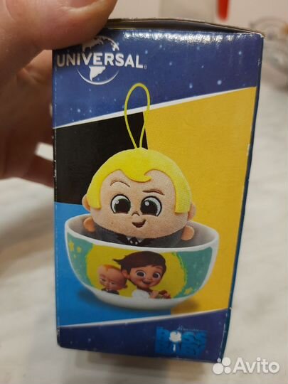 Набор детской посуды подарочный босс молокосос