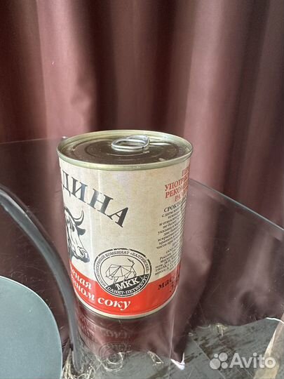 Говядина тушеная высший сорт мкк Балтийский