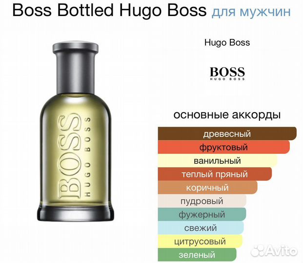 Духи Boss Bottled Hugo Boss 100мл