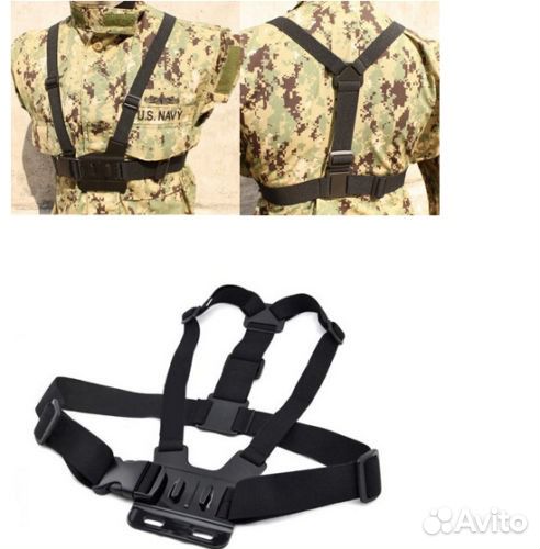 Крепление на грудь для камер GoPro, Xiaomi, Sjcam