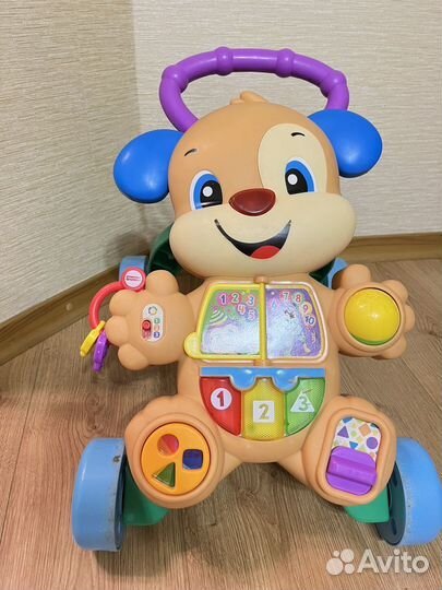 Каталка-ходунки Fisher-Price Ученый Щенок