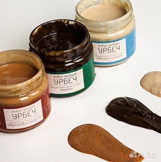 Урбечи Живой продукт 225г и 965г