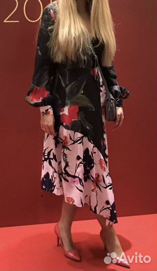 Платье на запах hm Floral, премиум коллекция