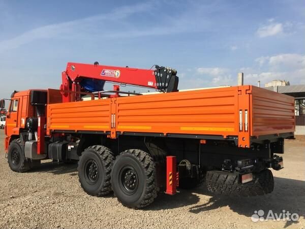 Бортовой грузовик КАМАЗ 43118-50 с КМУ Horyong, 2024