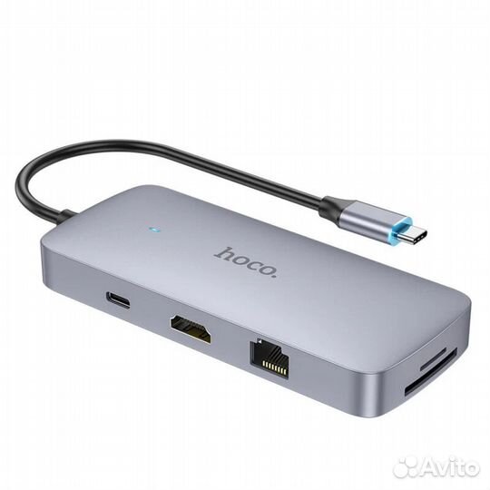 Хаб адаптер hoco HB32 8-in-1