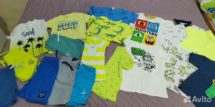 Вещи пакетом на 98 рост на мальчика