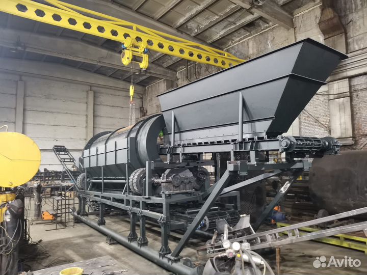 Комплекс для просева пгс, мокрого песка,угля, щебн