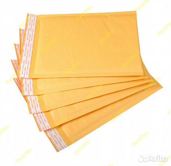 Крафт-конверты из впп с клеевым клапаном