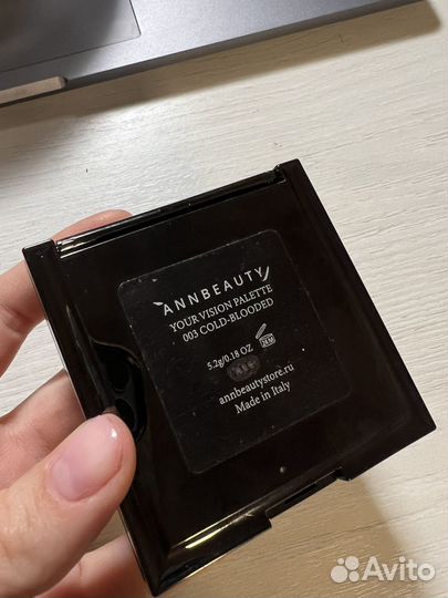 Annbeauty тени cold blooded