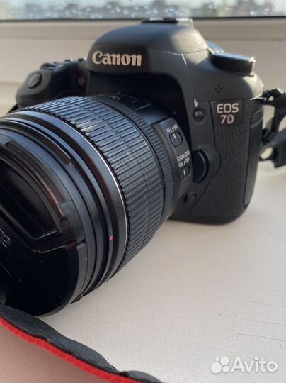 Canon 7d с объективом 15-85мм