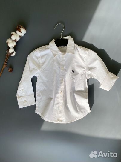 Рубашка HM 92 для мальчика с длинным рукавом