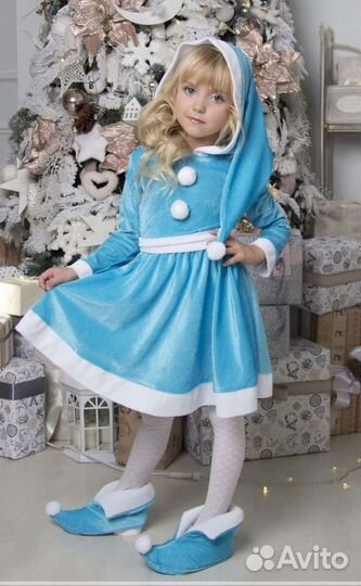 Костюм Новогодний Эльф - Снеговичок