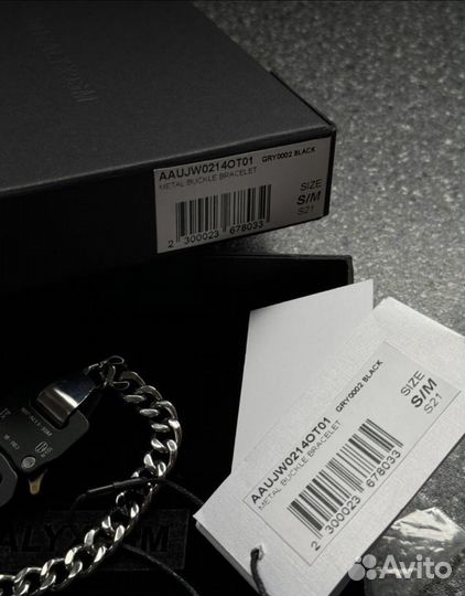 1017 alyx 9sm браслет черный оригинал